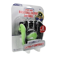 Sport Grip Velcro® Baseball Glove & Ball Beginner's Set