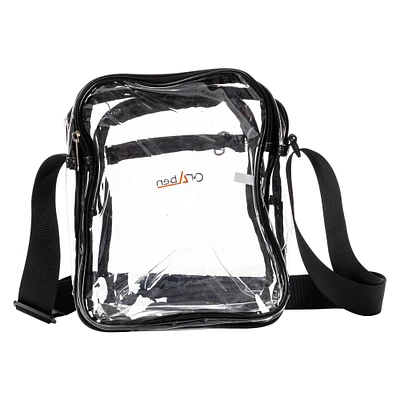 Clear Crossbody Satchel 10in x 8.6in