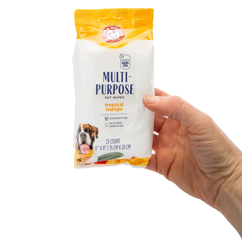 Arm & Hammer™ Multi-Purpose Pet Wipes 25-Count