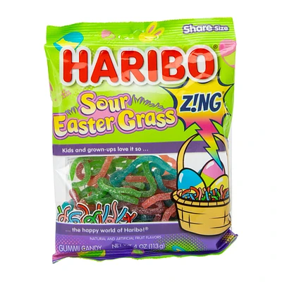 Haribo® Sour Easter Grass Gummi Candy 4oz