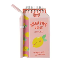 Juice Notepad with Pen