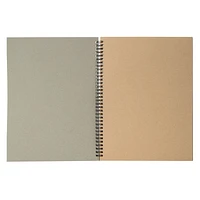 Grey & Brown Sketchbook 9in x 12in