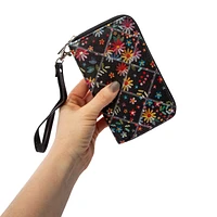 Printed Zipper Wallet 6in