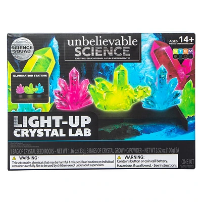 Unbelievable Science Light-Up Crystal Lab Kit