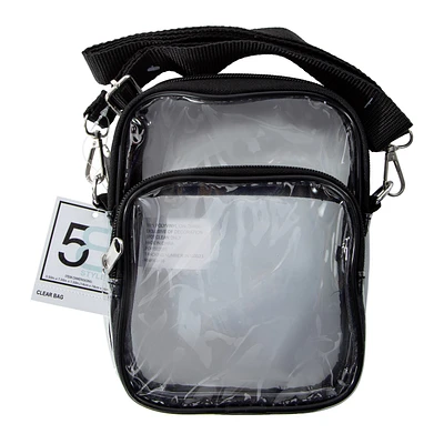 Clear Crossbody Bag 5.5in x 7.5in