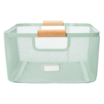 Metal Storage Bin 13.4in x 10in