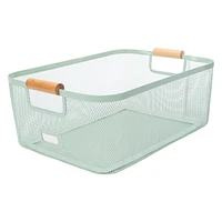 Metal Storage Bin 13.4in x 10in