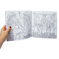 Horror Glow In The Dark Coloring Book