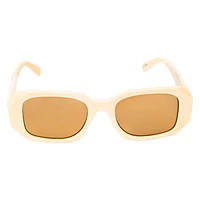 Ladies Plastic Geometric Rectangle Sunglasses