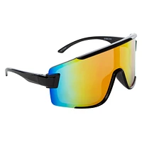 Mens Wrap Shield Sunglasses