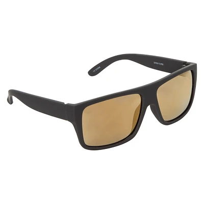 Mens Flat Top Rectangle Sunglasses