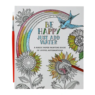 Be Happy: Just Add Water Painting Book
