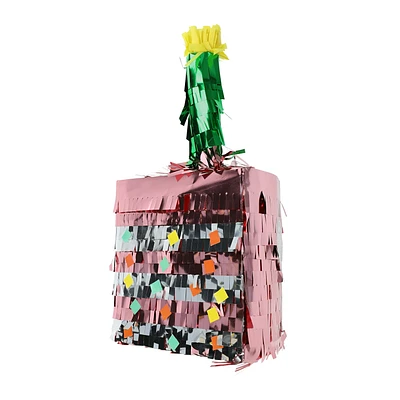 Mini Birthday Cake Pinata 4.7in x 10.2in