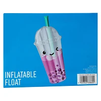 Inflatable Bubble Tea Pool Float 61.42in x 22.05in