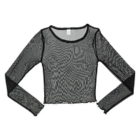 Mesh Long Sleeve Top