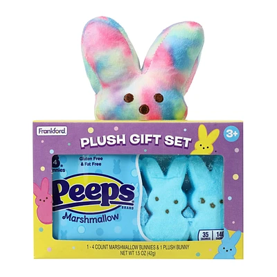 Peeps® Tie Dye Plush & Marshmallow Candy Gift Set