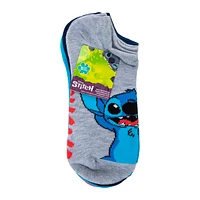 Ladies Disney Stitch Ankle Socks 5-Pack