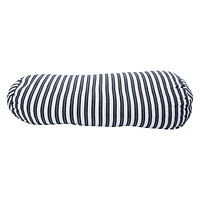 Striped Outdoor Bolster Pillow 18in x 7in