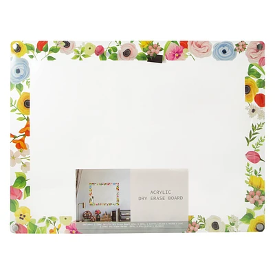 Acrylic Dry Erase Board With Marker 16in x 12in