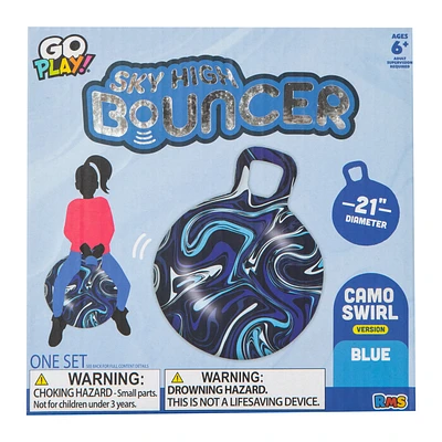 Sky High inflatable Bouncer Toy With Handle 21in