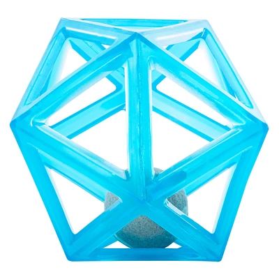 Hollow Geometric Dog Toy With Ball