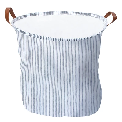 Striped Laundry Hamper 18.9in x 18.5in