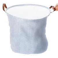 Striped Laundry Hamper 18.9in x 18.5in