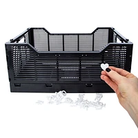 Collapsible Crate With Changeable Letters 15.74in x 11.81in