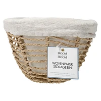 Woven Paper Storage Bin 12in x 8in