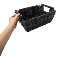 Woven Paper Storage Bin 12.7in x 10in