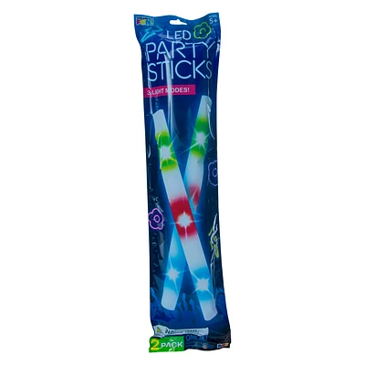 LED Foam Sticks 2-Count