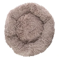 Shaggy Round Pet Bed 23in x 6.7in