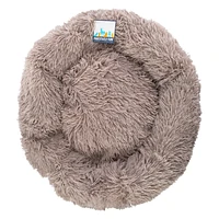 Shaggy Round Pet Bed 23in x 6.7in