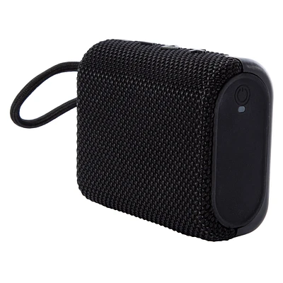 Fabric Wrapped Portable Wireless Speaker 3.54in x 3.11in