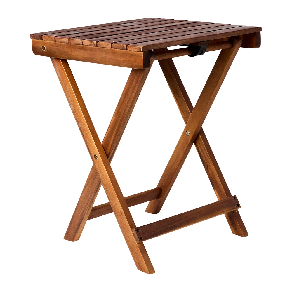 Wooden Side Table 19.68in