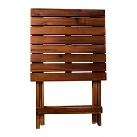 Wooden Side Table 19.68in