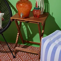 Wooden Side Table 19.68in