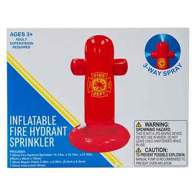 Inflatable Fire Hydrant Sprinkler 15.74in x 27.55in