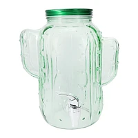 Cactus Shaped Glass Drink Dispenser