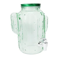 Cactus Shaped Glass Drink Dispenser