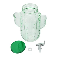 Cactus Shaped Glass Drink Dispenser