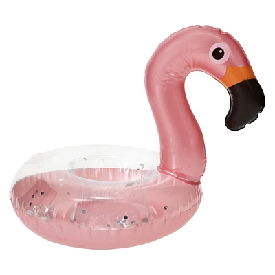 Inflatable Glitter Cup Holder Pool Float