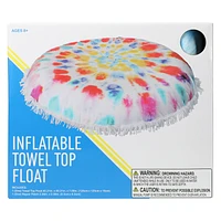 Inflatable Towel Top Pool Float 49.21in