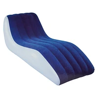 Inflatable Flocked Lounger 61.02in x 30.71in