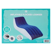 Inflatable Flocked Lounger 61.02in x 30.71in