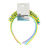 Happy Birthday Headband 5-Pack