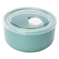 Glossy Lunch Bowl With Vented Lid 22oz