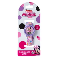 Disney Junior Minnie Mouse Flashing LCD Watch