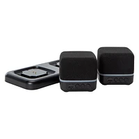 Dual Bluetooth® LED Wireless Speakers 2-Pack