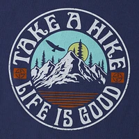 Juniors 'Take A Hike Life Is Good' Graphic Tee